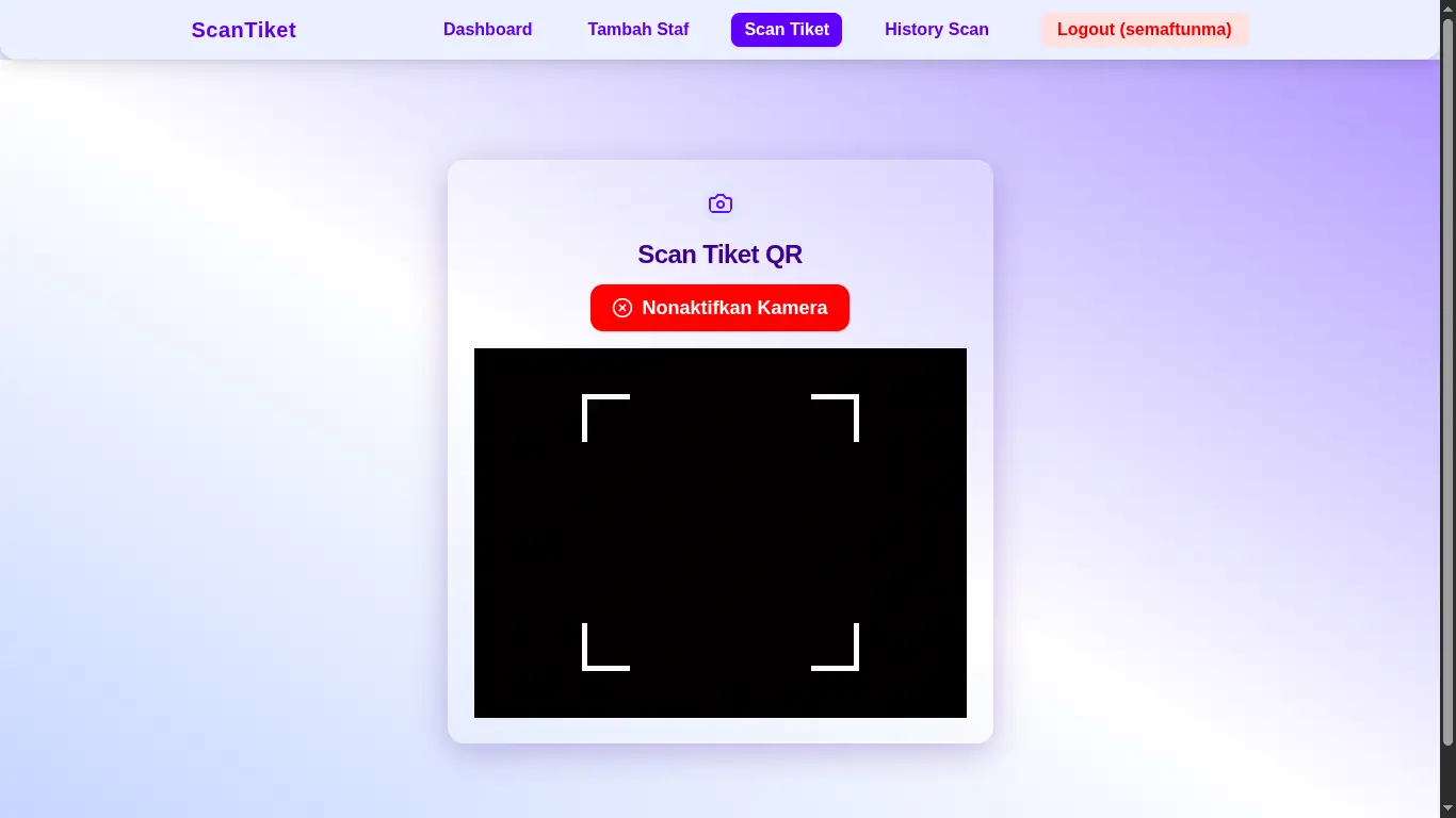 Scan Tiket